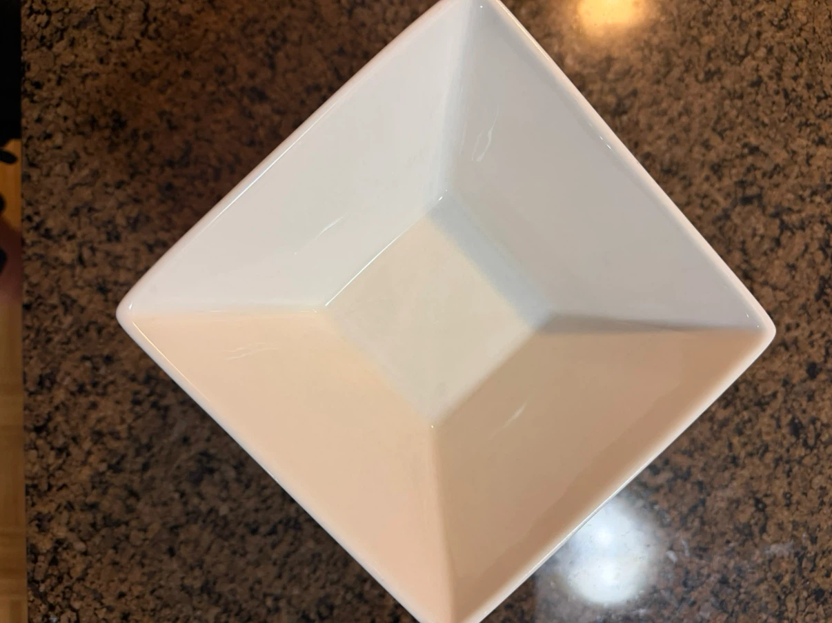 White Square Bowls Set (8) - photo 2