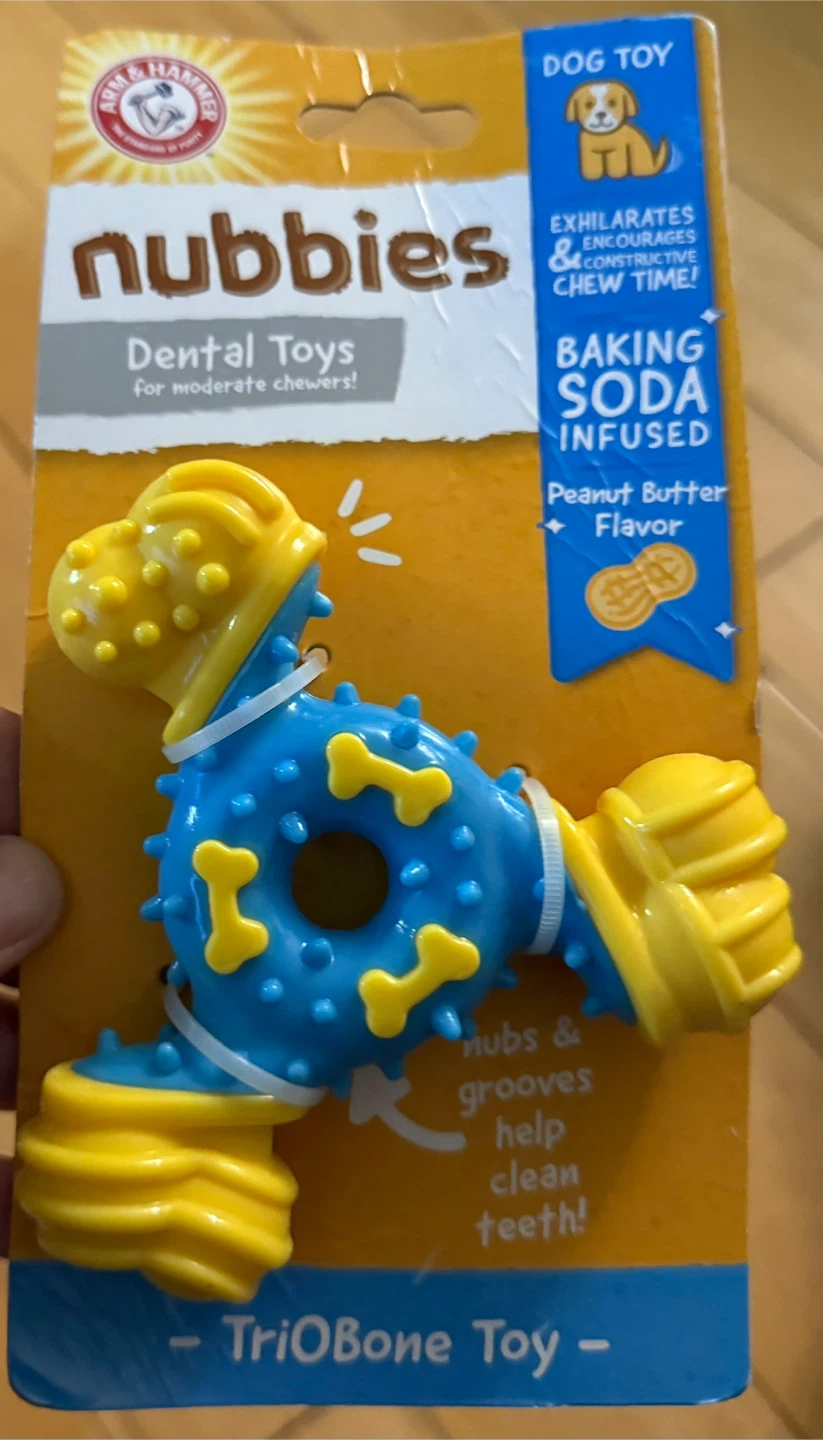 Arm & Hammer Nubbies TrioBone Dental Dog Toy
