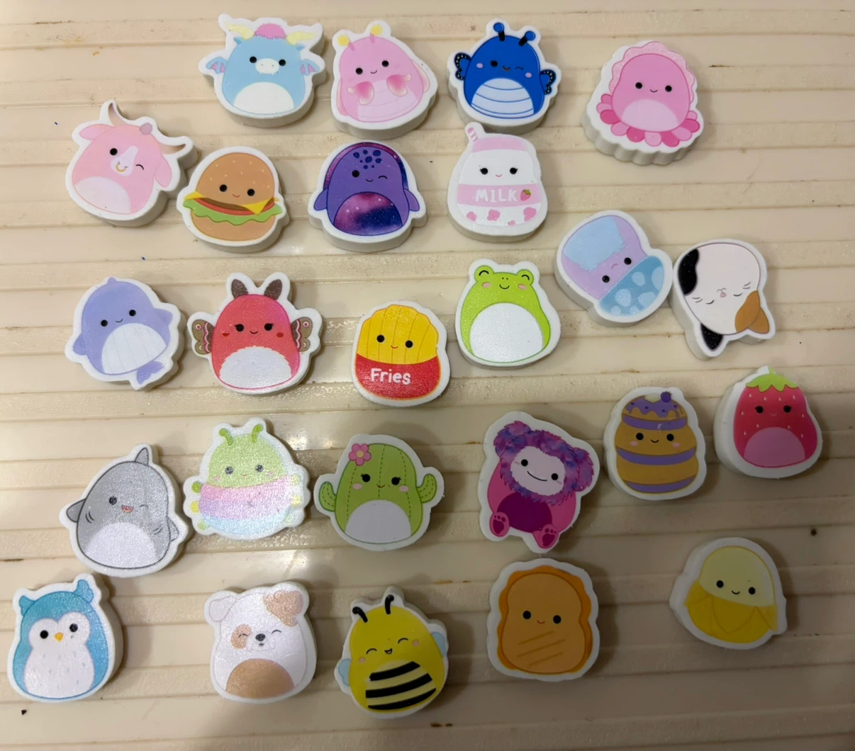 Squishmallow Erasers Set