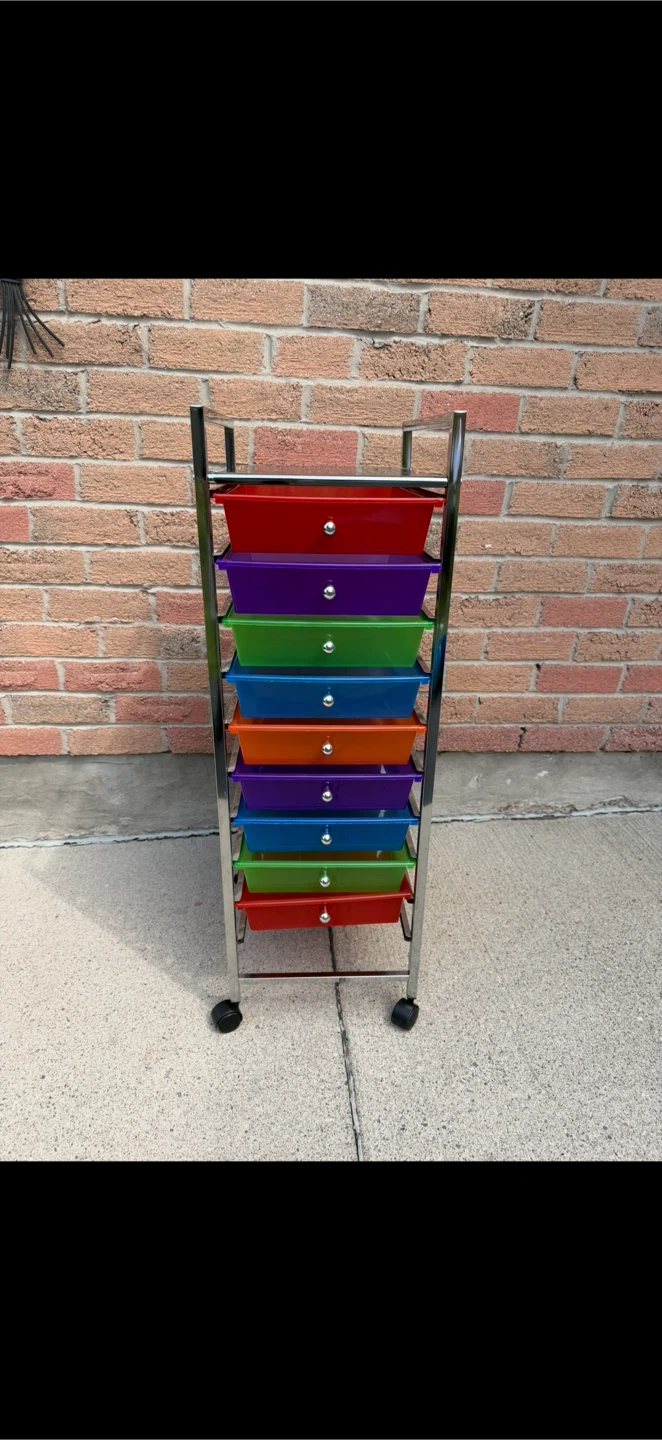 9-Drawer Storage Shelves