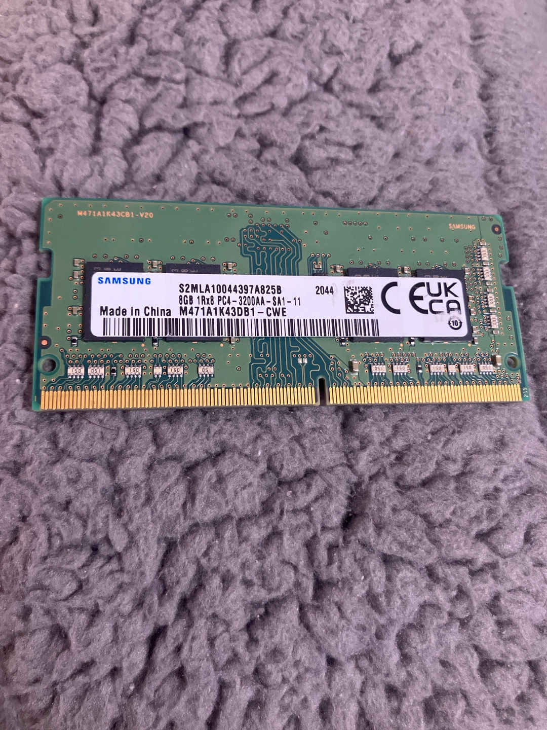 Samsung 8GB DDR4 RAM PC4-3200AA