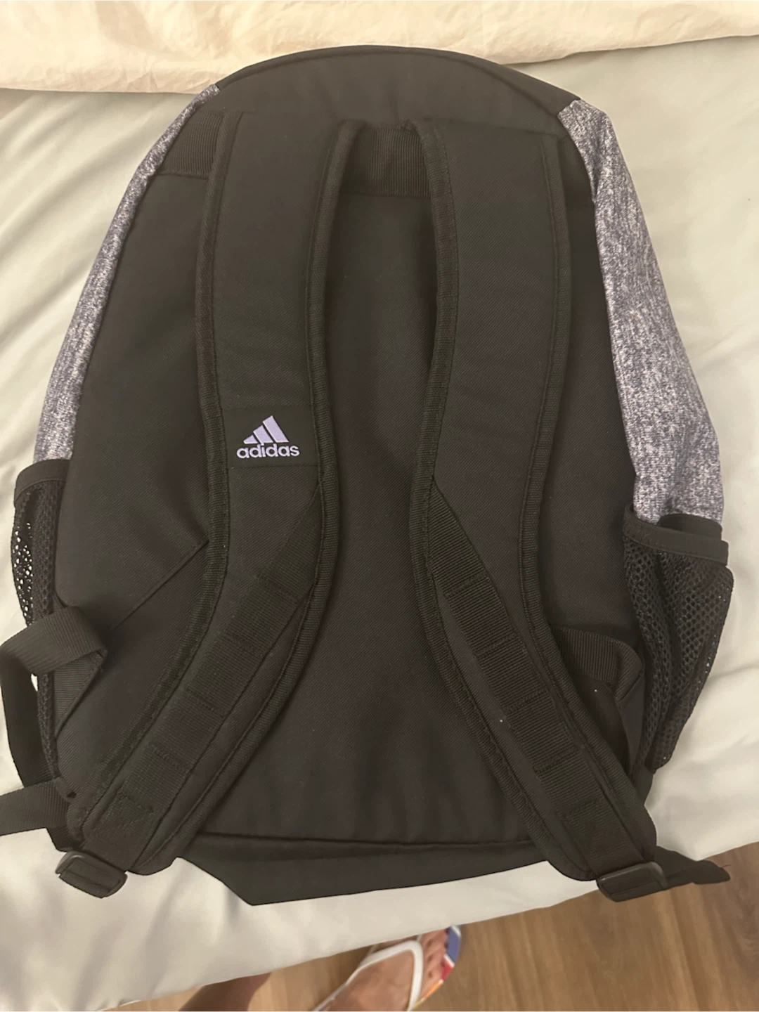 Adidas Backpack - Grey/Black/Purple - photo 3