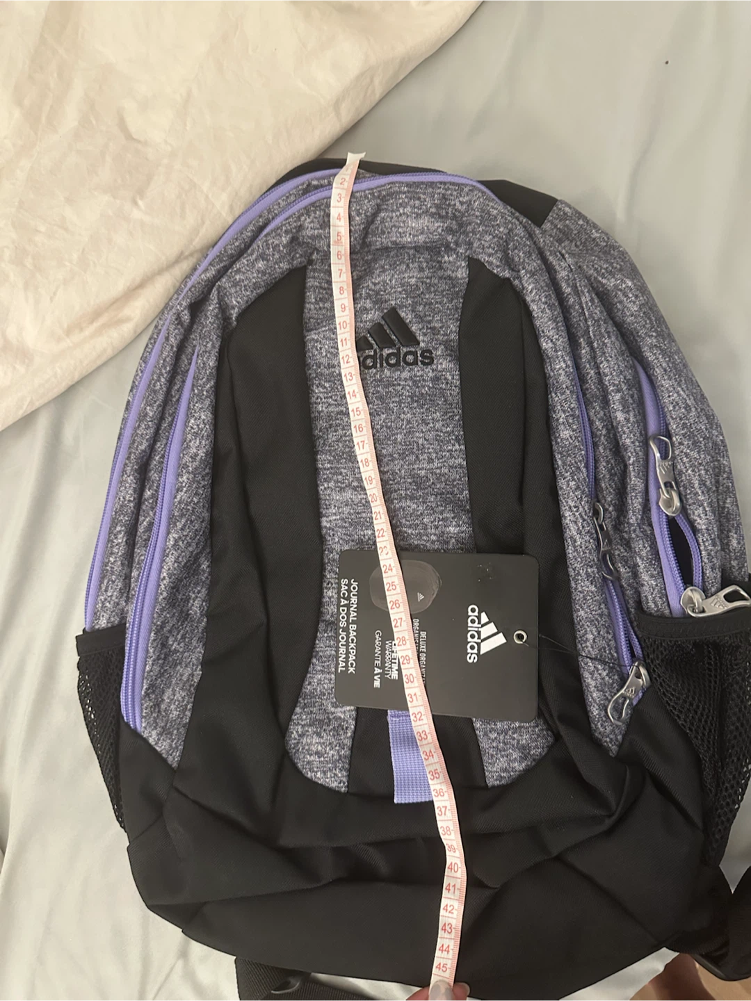Adidas Backpack - Grey/Black/Purple - photo 4