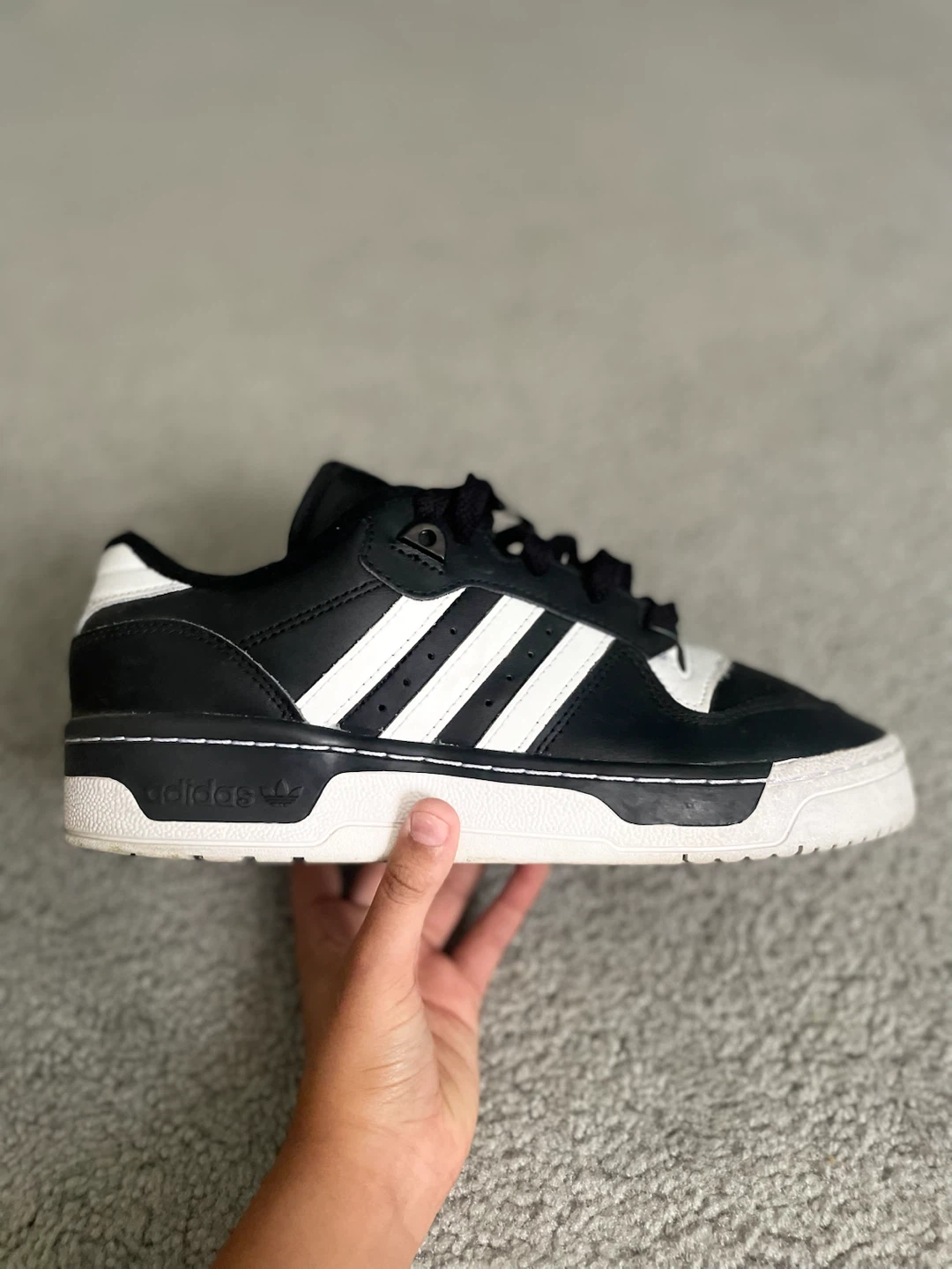 Adidas Rivalry Low Black/White - Size 7 Men’s - photo 5
