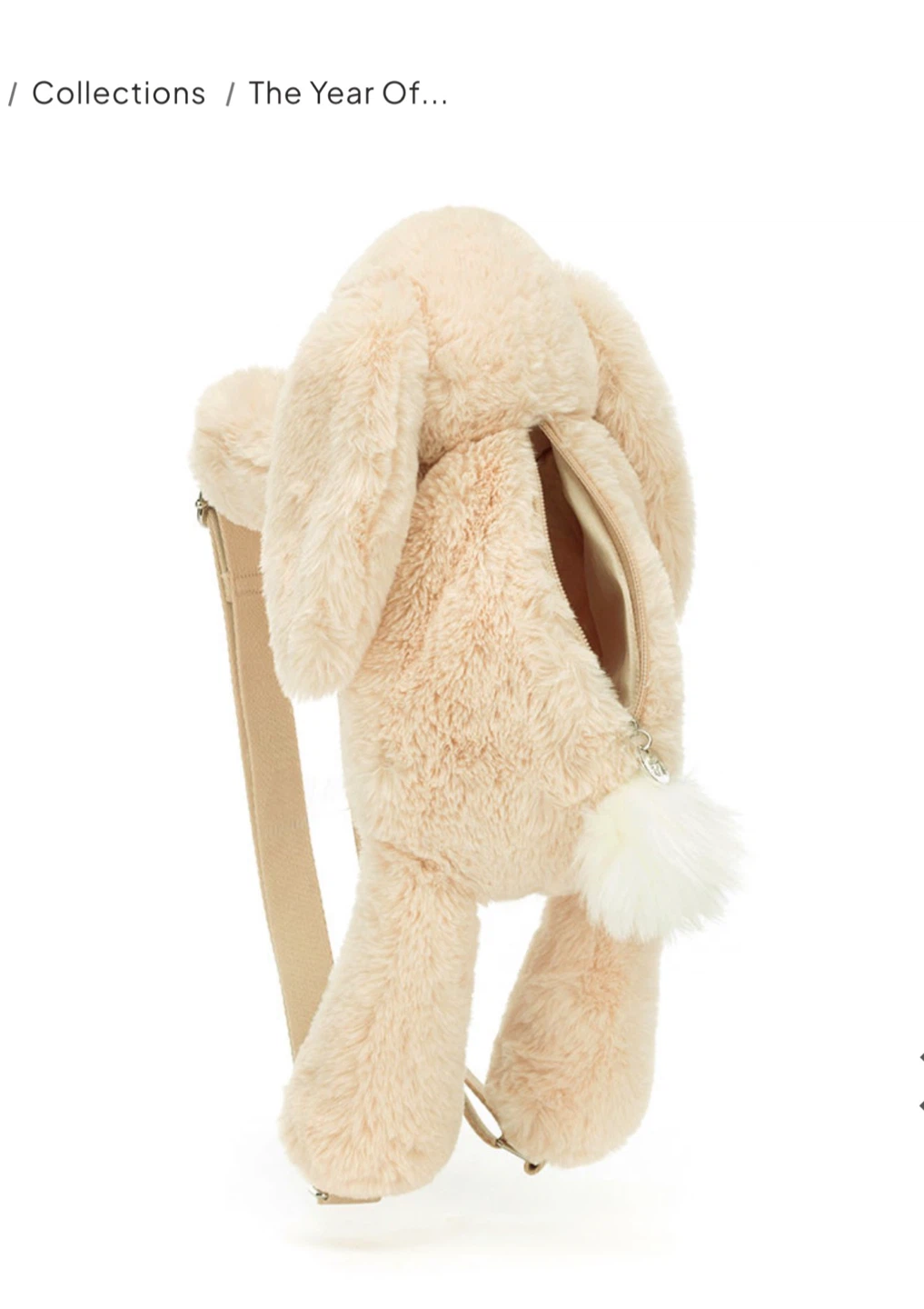 Jellycat Smudge Rabbit Backpack - photo 2