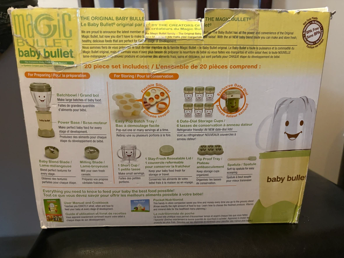 Baby Bullet Baby Food System - photo 3