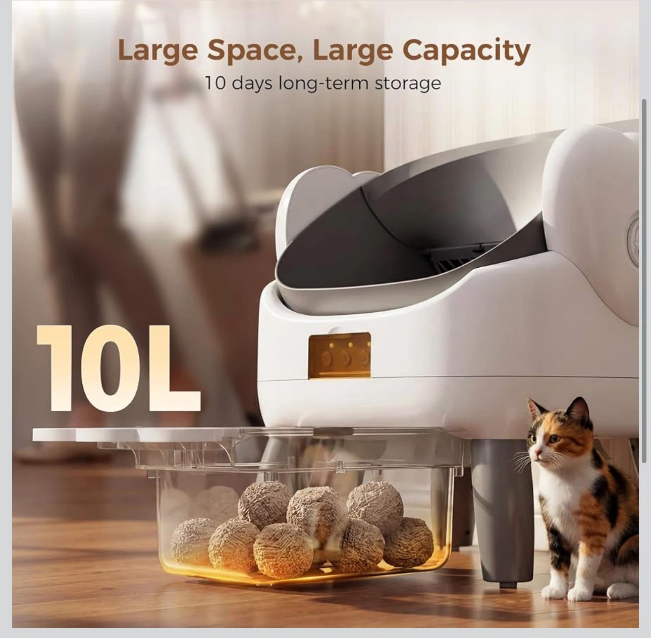 Automatic Cat Litter Box Self Cleaning  App Control Gray CAT3 - photo 3