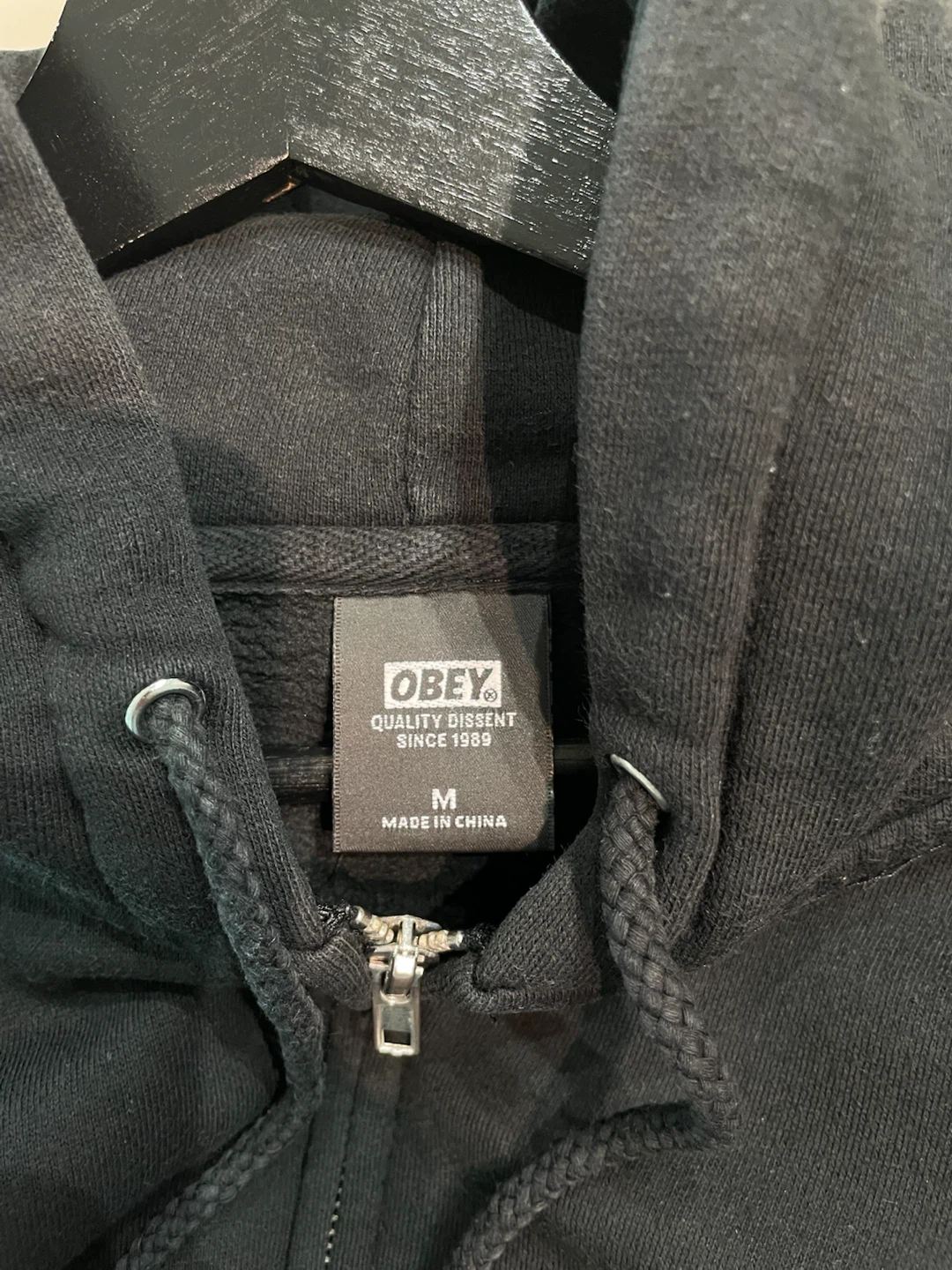 OBEY Giant Face Zip-Up Hoodie - photo 3