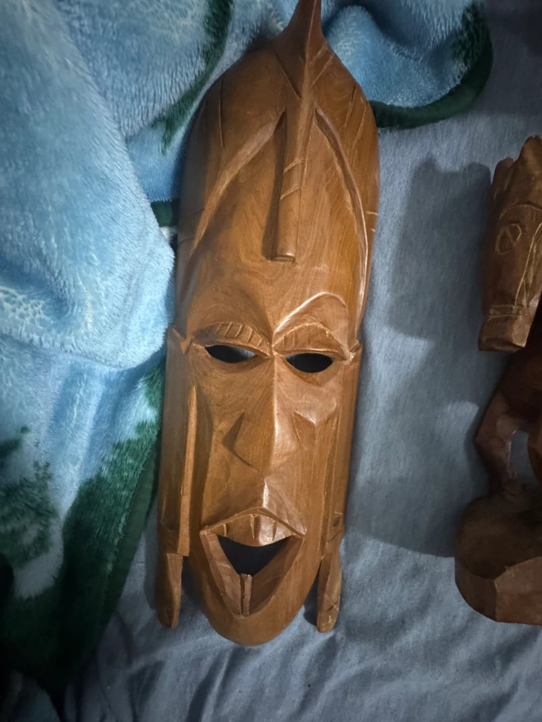 Carved Wooden Tribal Mask