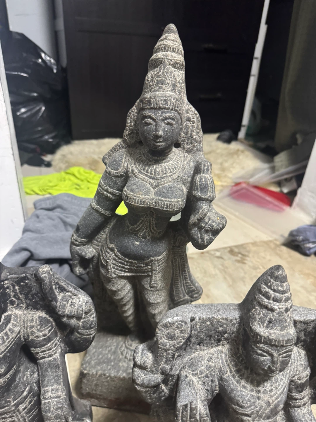Stone Carved Figurines Set - photo 4