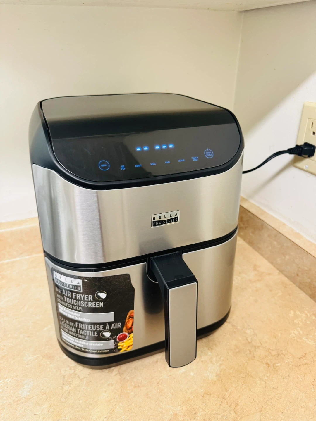 BELLA Pro Series 6 QT Air Fryer with Touchscreen
