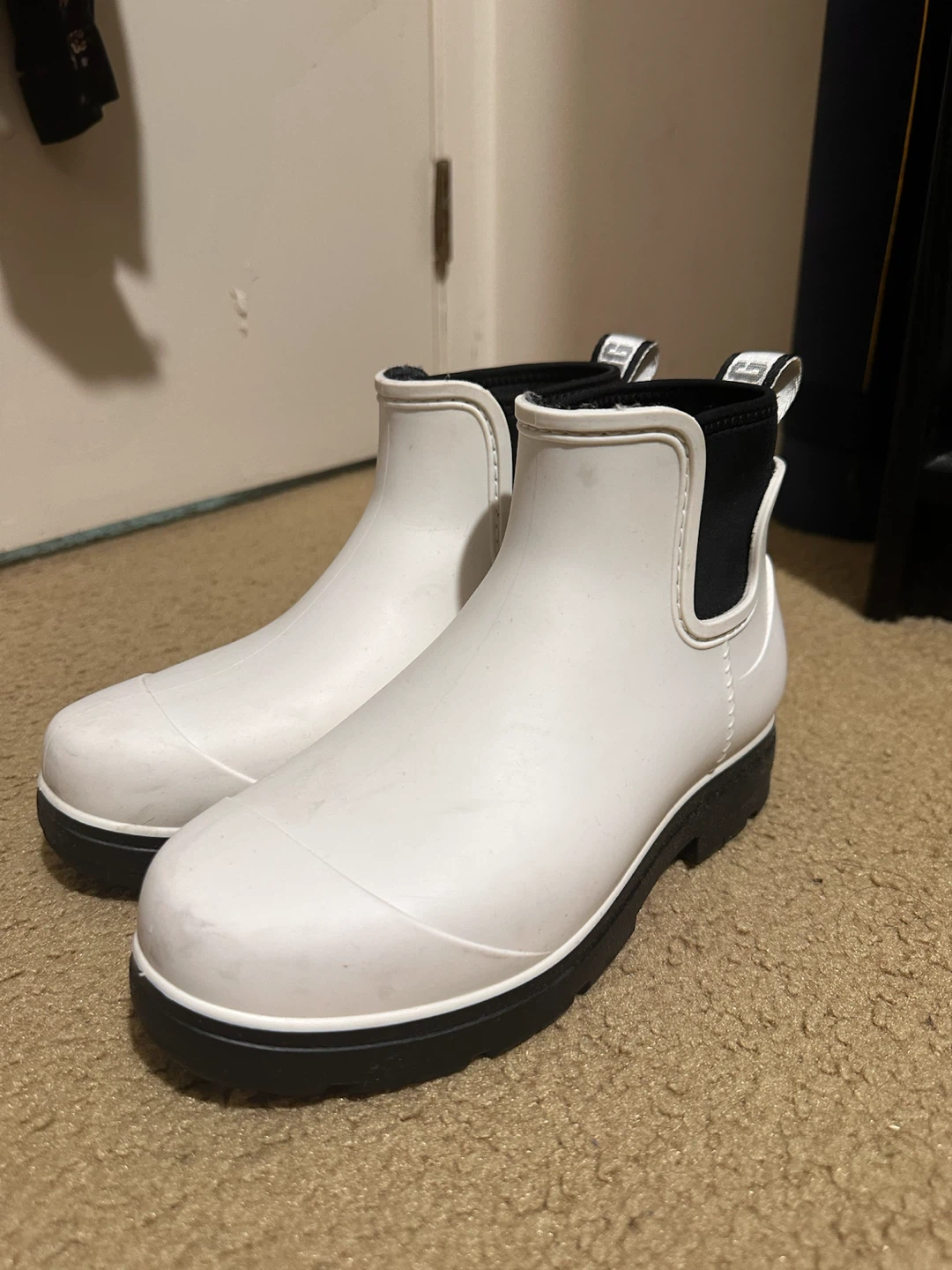 UGG Waterproof Ankle Boots - White