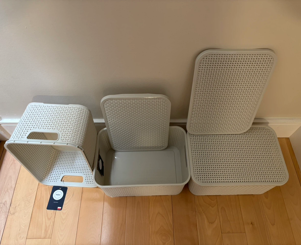 Storage Boxes with Lids - photo 2