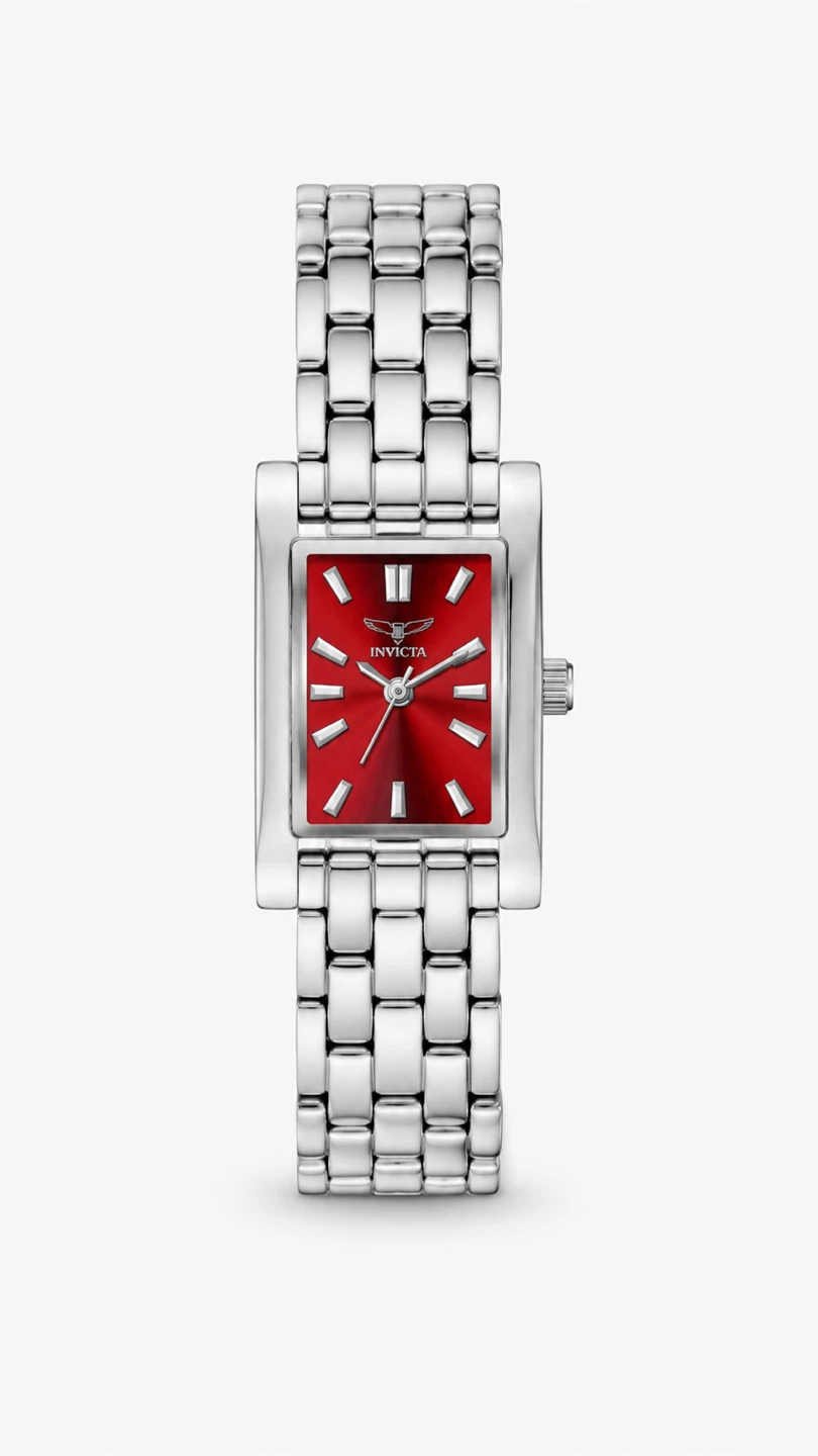 Invicta Specialty I 69889 Women’s 20.5mm Red Dial Silver Watch