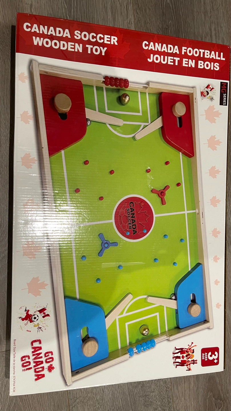 Canada Soccer Wooden Toy