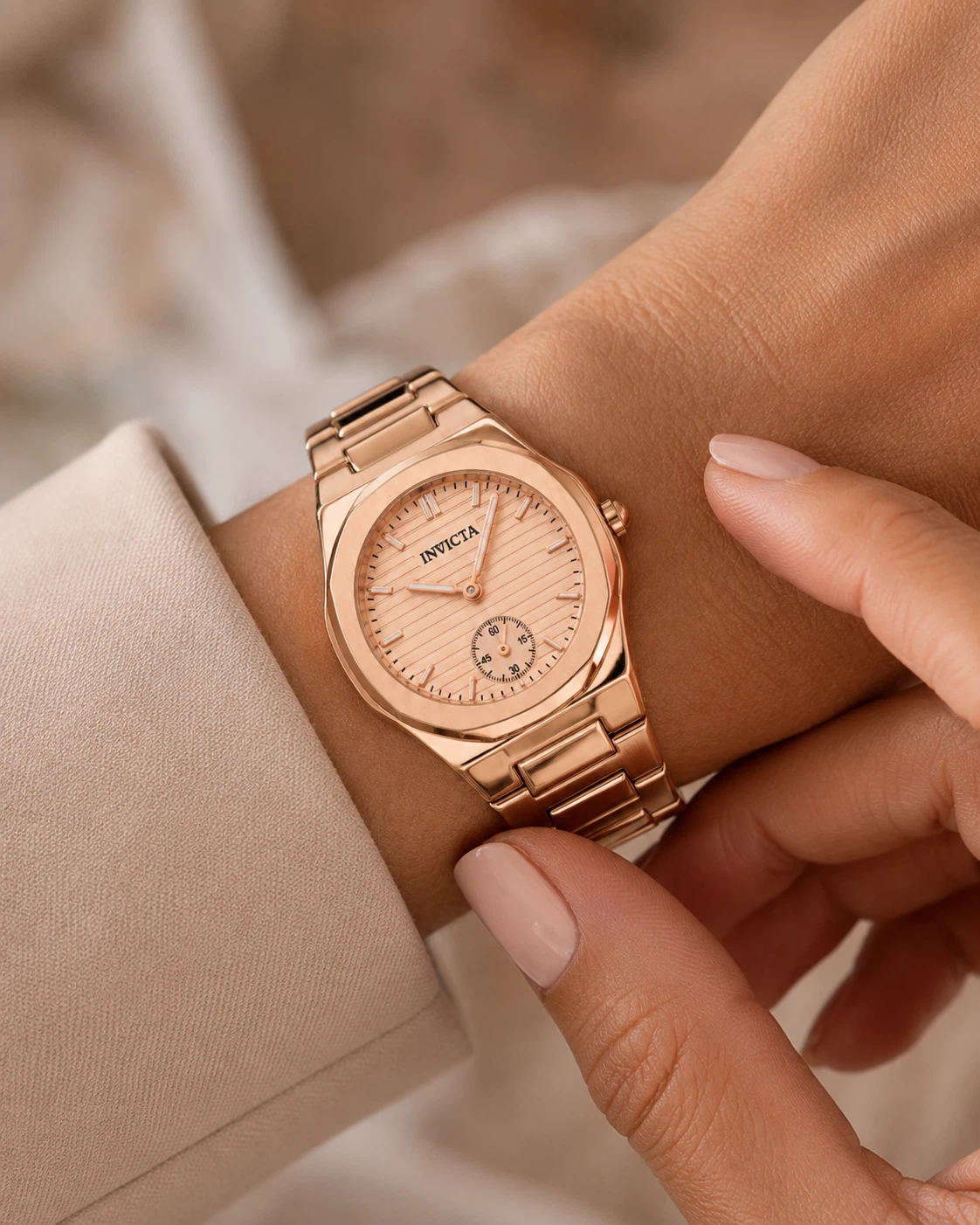 Invicta Celestial 70407 Rose Gold Stainless Steel Watch - photo 3