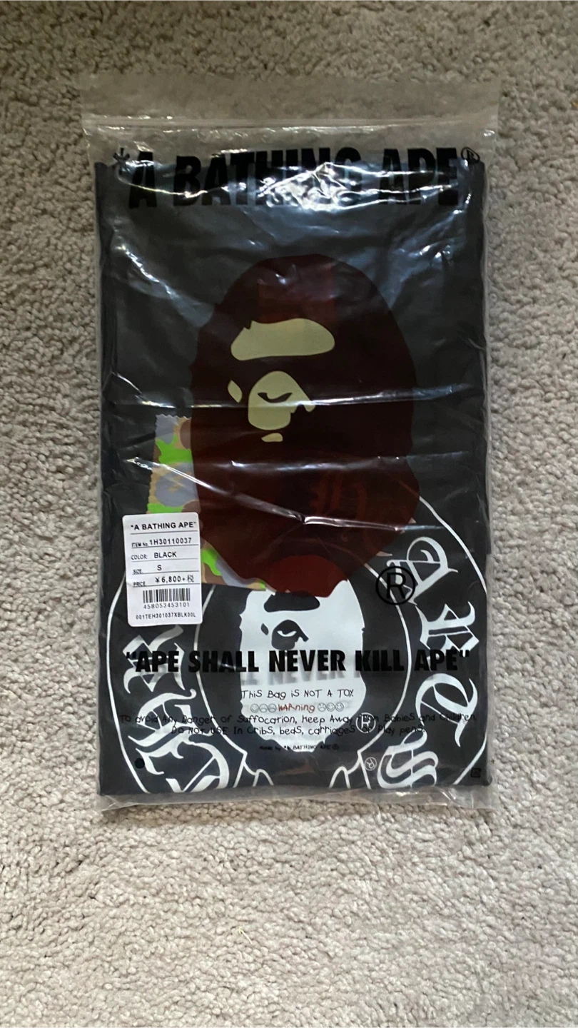 Black Bape x Chrome hearts T-Shirt