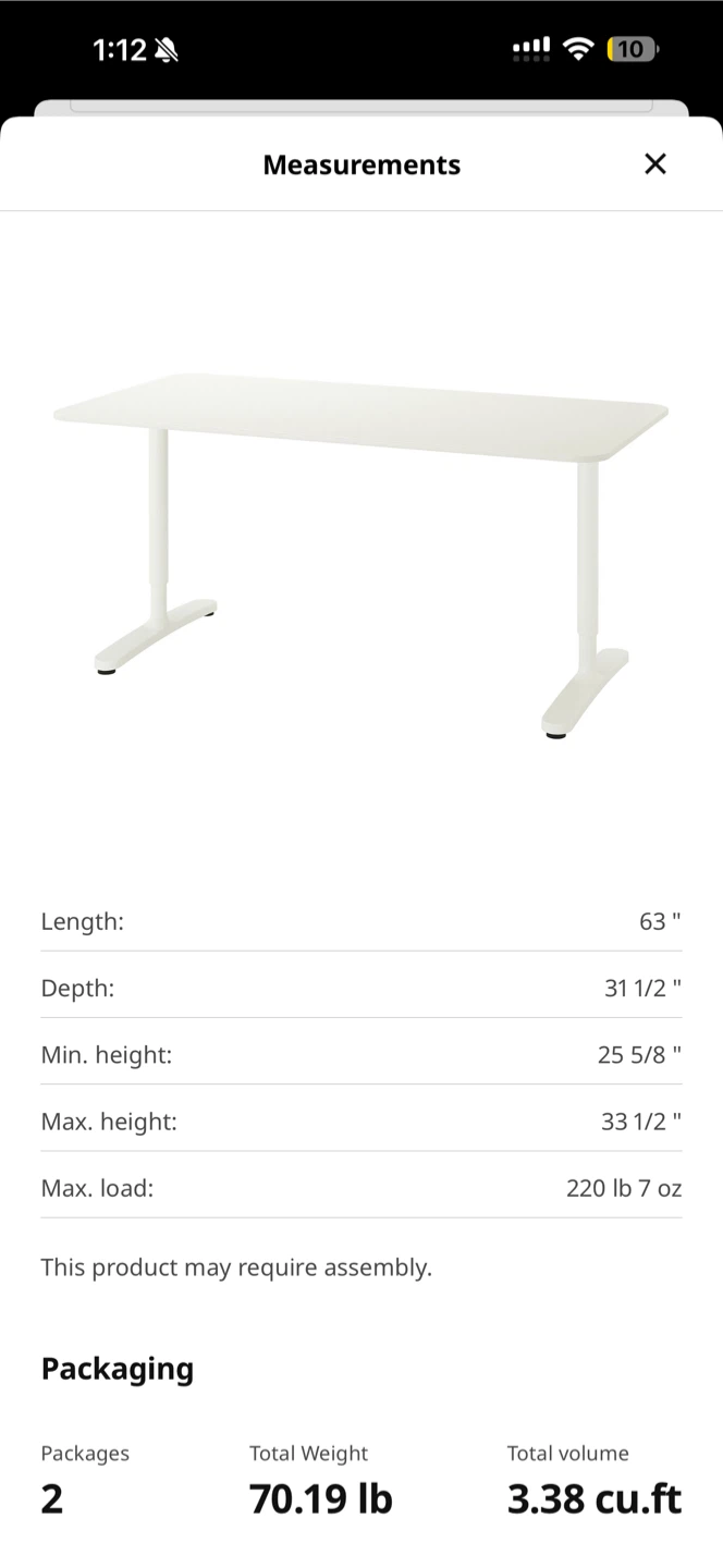 Adjustable Desk - photo 2