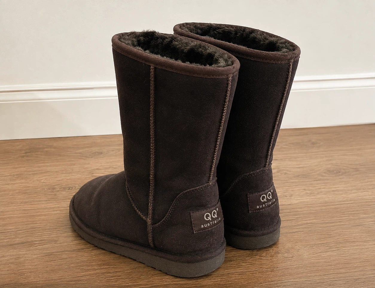 Brown Faux Suede Winter Boots - photo 2