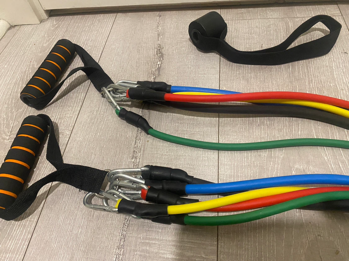 Resistance Bands Set with Handles and Ankle Strap - photo 4