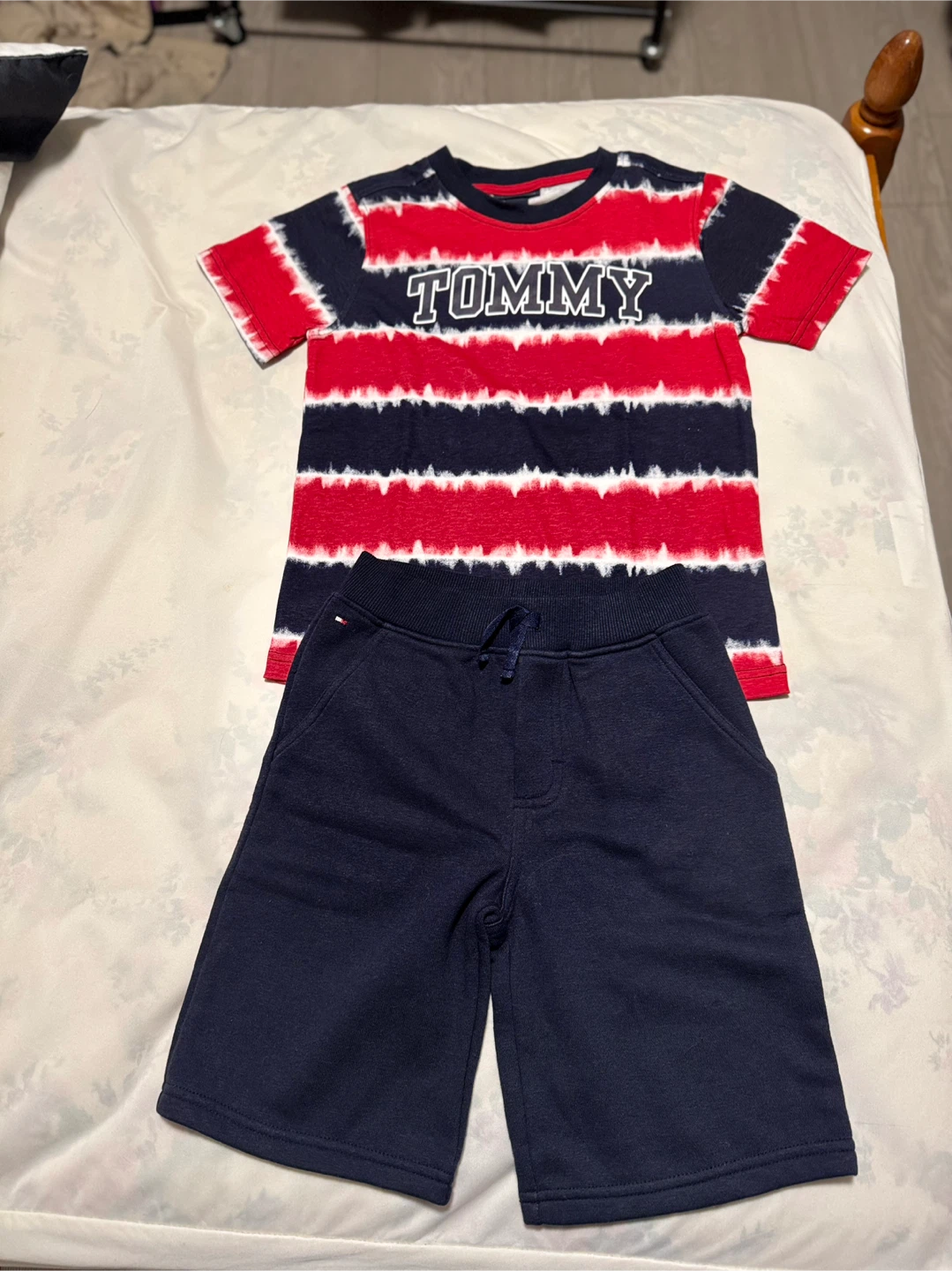 Tommy Hilfiger Tie-Dye T-Shirt and Shorts Set Size 8