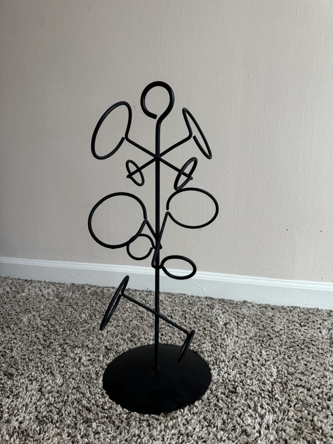 Black Metal Wine rack