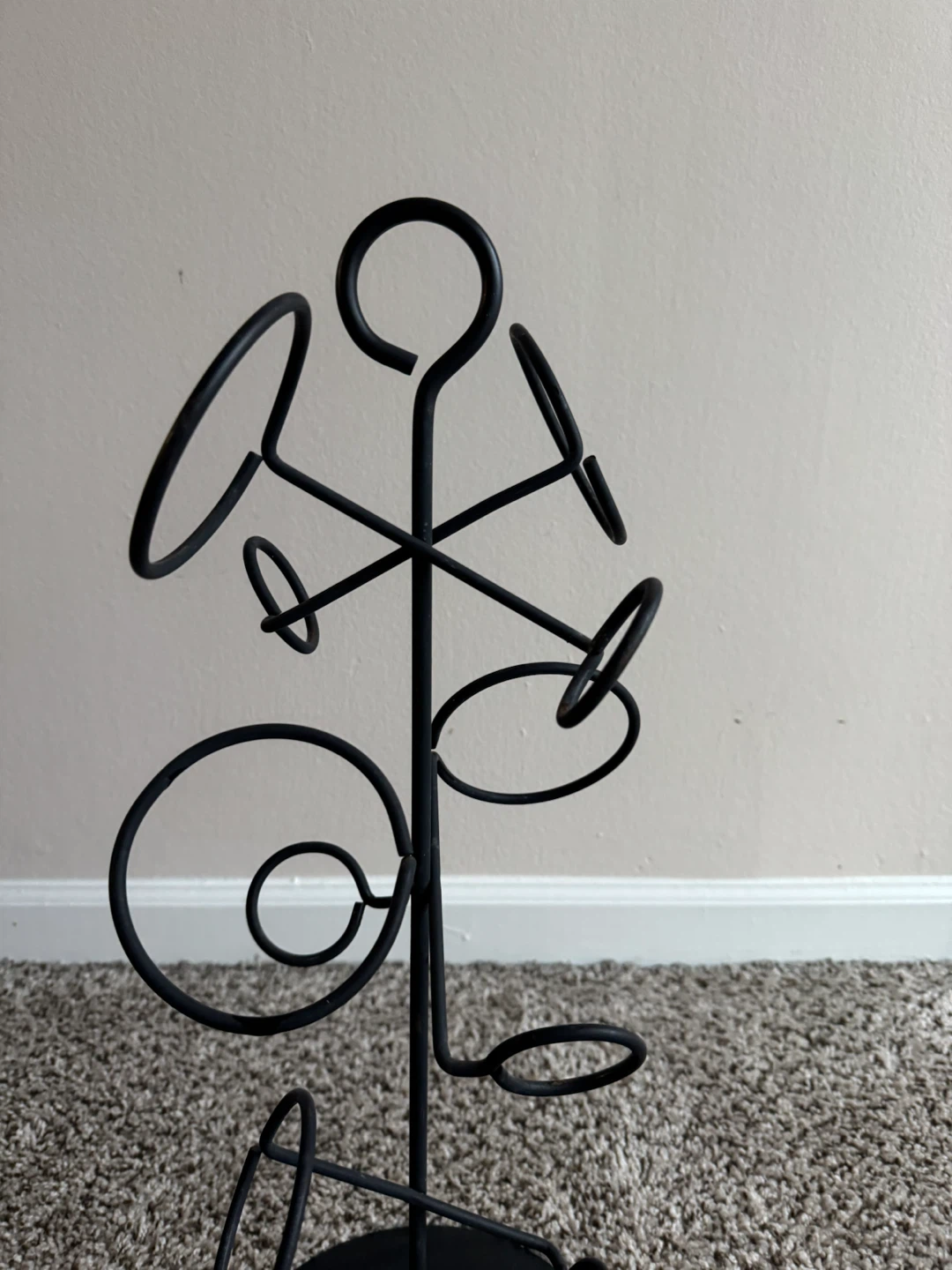 Black Metal Wine rack - photo 2