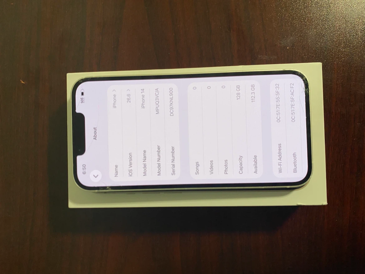 Apple iPhone 14 - 128GB - Starlight - photo 2