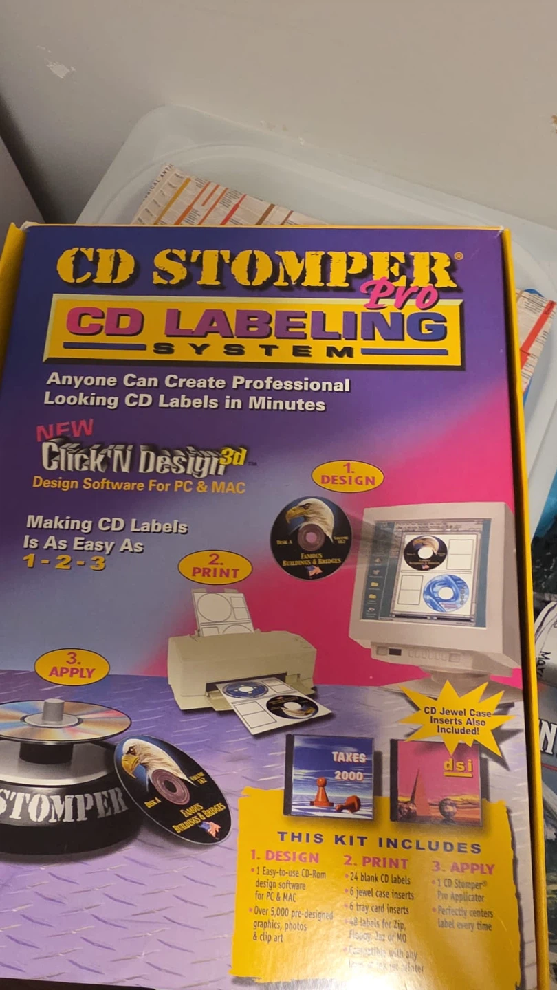 CD Stomper Pro CD Labeling System Kit