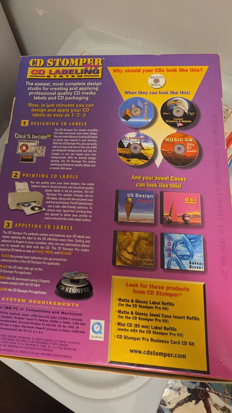 CD Stomper Pro CD Labeling System Kit - photo 2