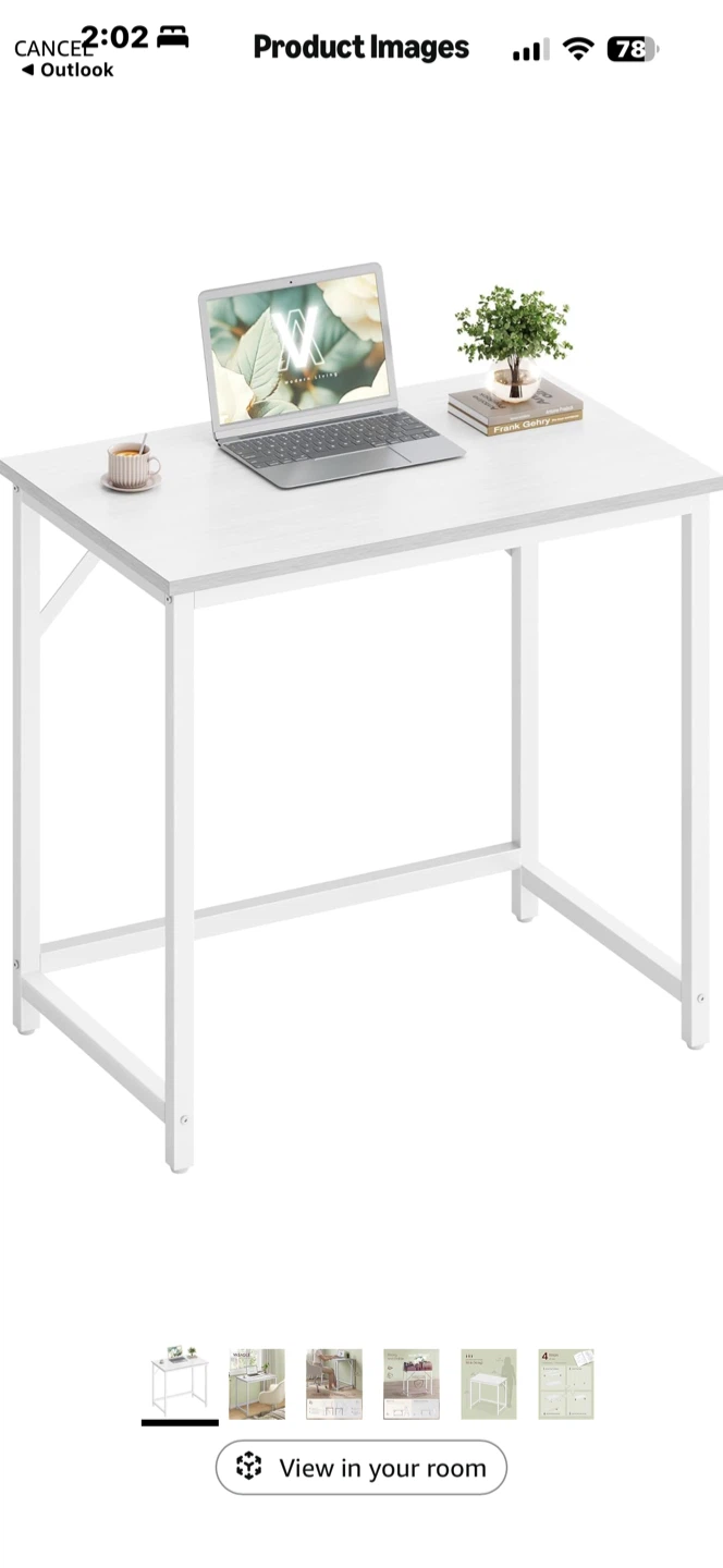 White gaming or computer Desk (brand new)$65 - photo 2