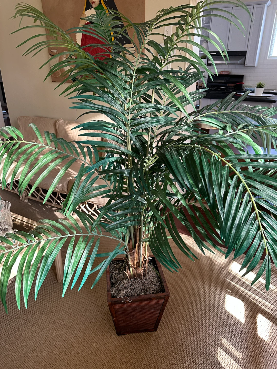 Artificial Areca Palm Tree in Decorative Pot