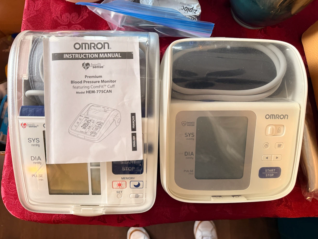 Set of 2 - Omron HEM-775 Blood Pressure Monitor