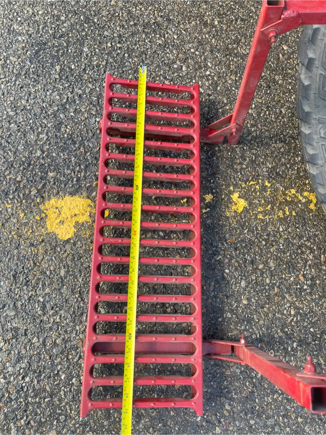 Red Metal Truck Bed Step / Platform - photo 4