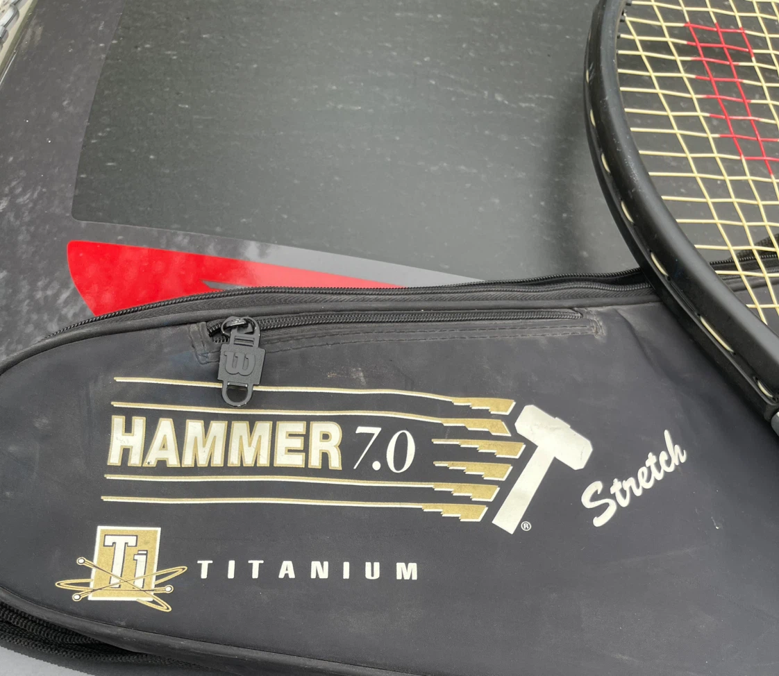 Wilson Triad Hammer 7.0 Stretch Tennis Racquet with Cover - photo 3
