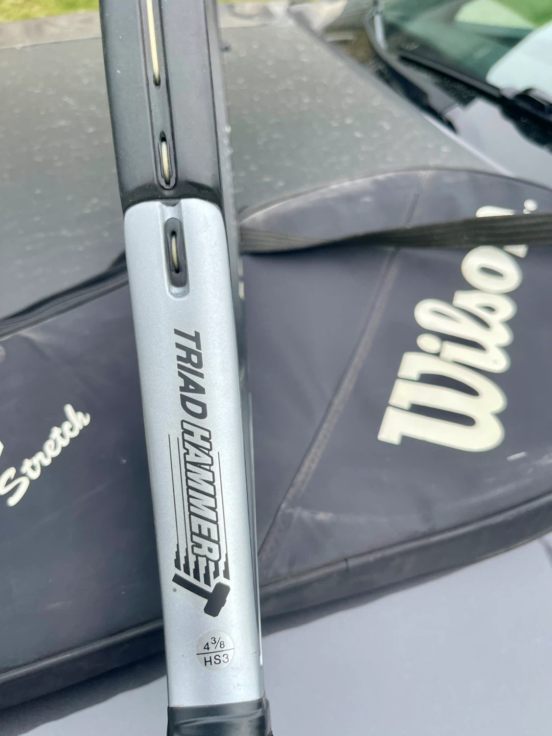 Wilson Triad Hammer 7.0 Stretch Tennis Racquet with Cover - photo 4