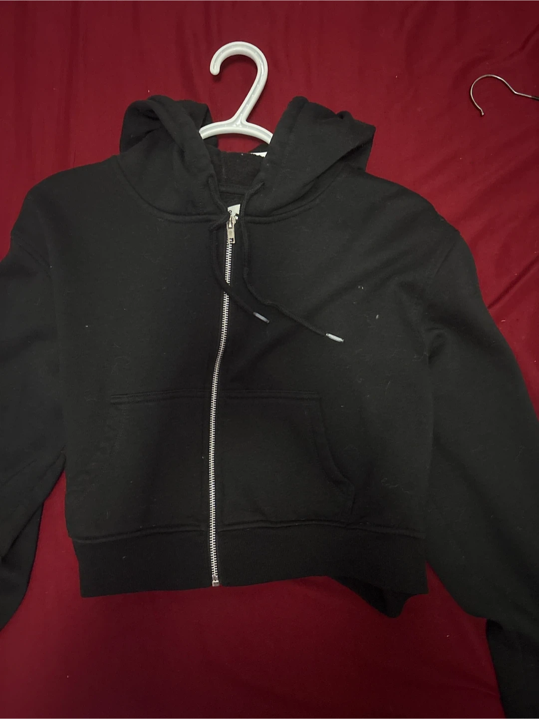 Refuge Athletics Black Zip-Up Hoodie