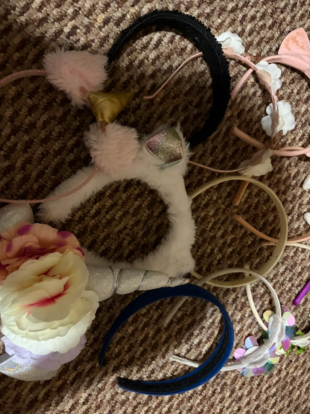Assorted Headbands - Unicorn, Cat Ears, Floral, and More - photo 3