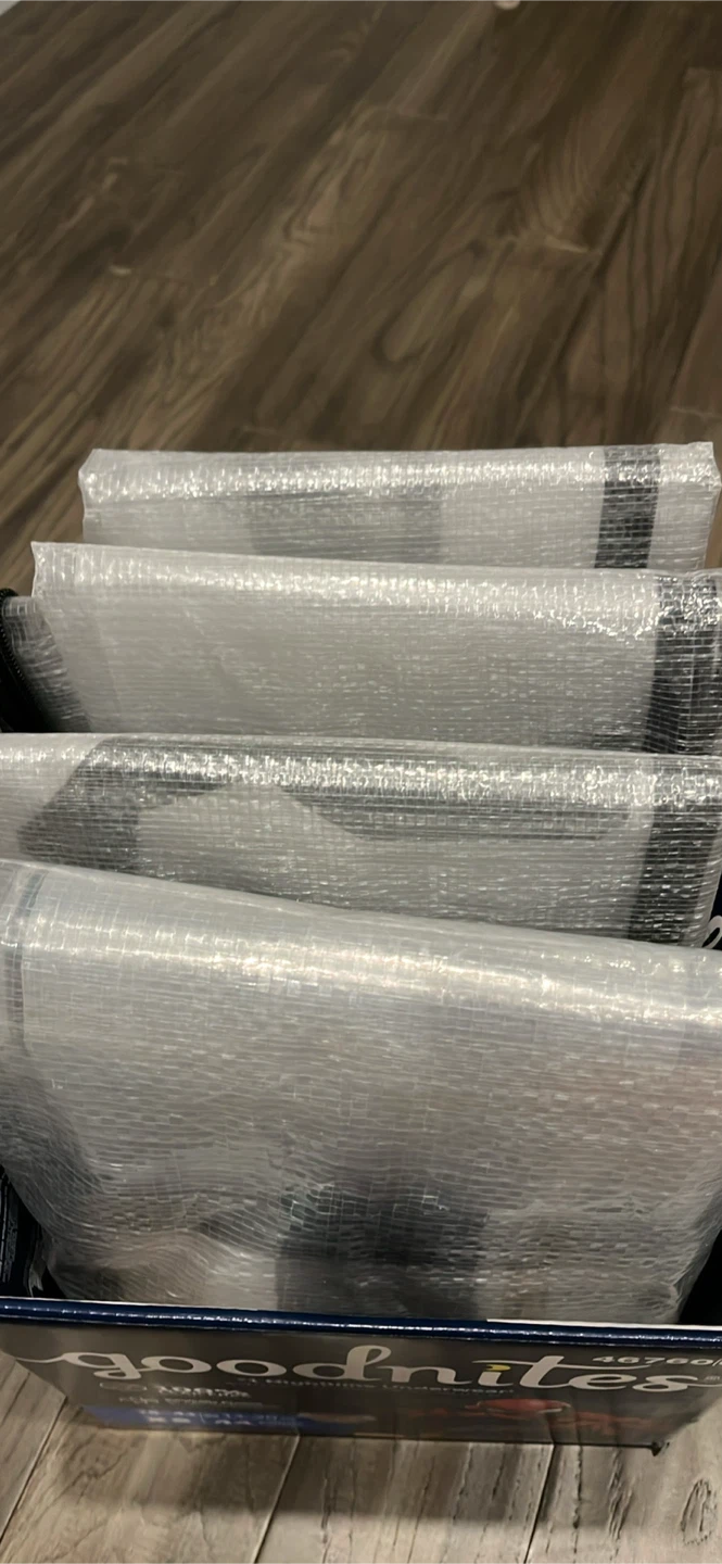 $6 each 4 in total Clear Moving Bags with Reinforced Handles
