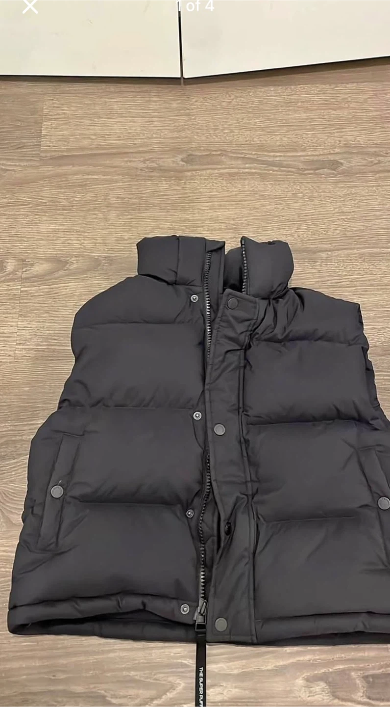 Aritzia The Super Puff Vest - Black, Size XS