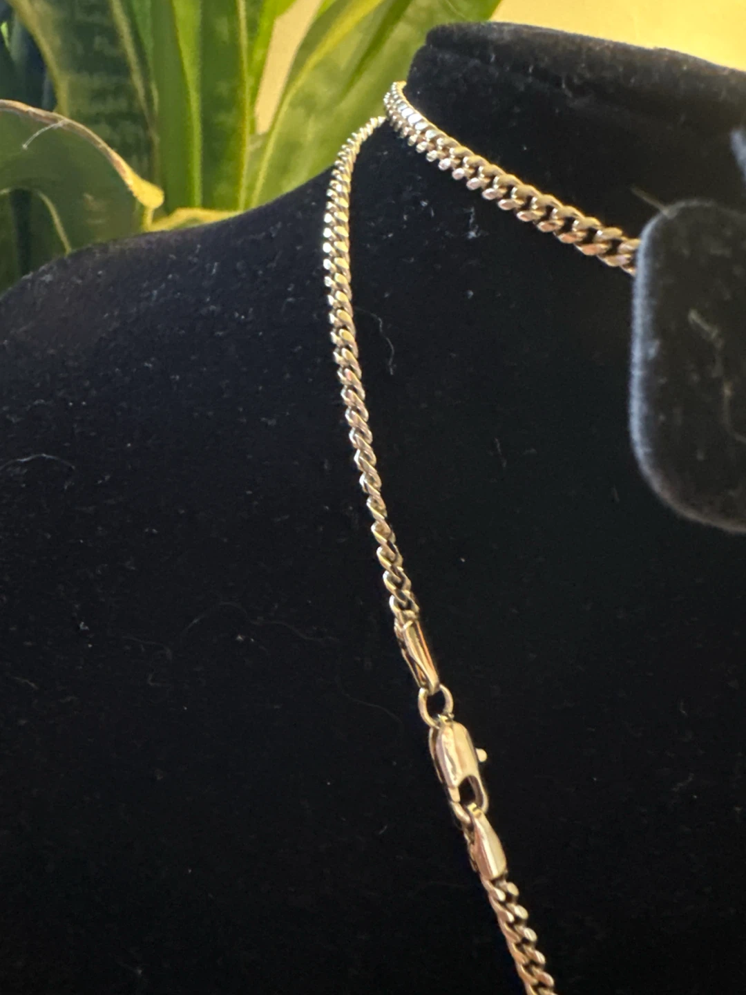 14k Gold laminated Paved Cross Pendant Necklace - photo 3
