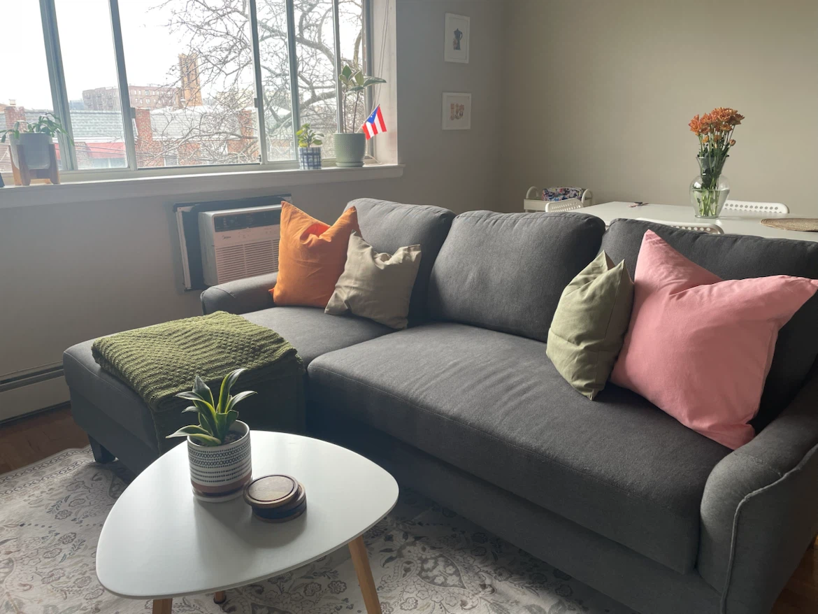 Dark Grey Sectional Sofa with Chaise - photo 3
