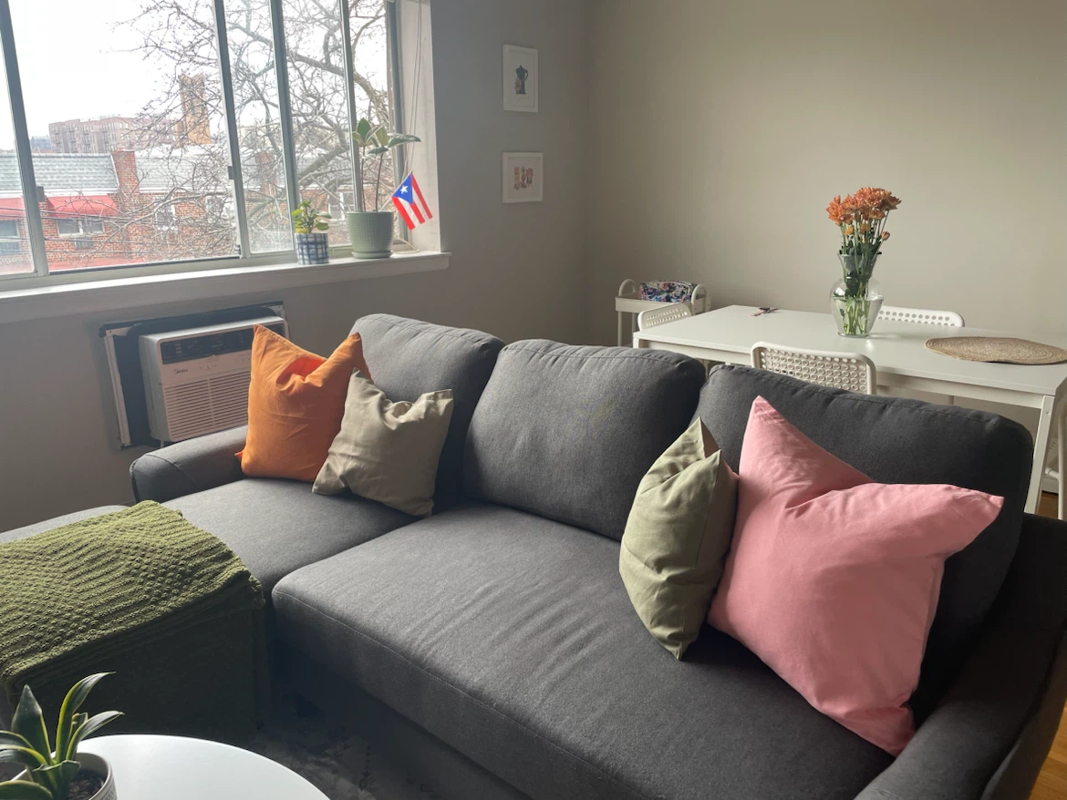 Dark Grey Sectional Sofa with Chaise - photo 4