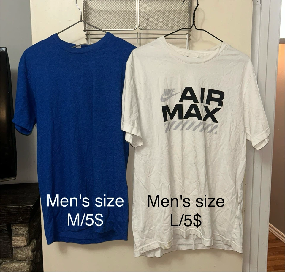 Men's Clothing Bundle - T-shirts, Jacket, and Pants