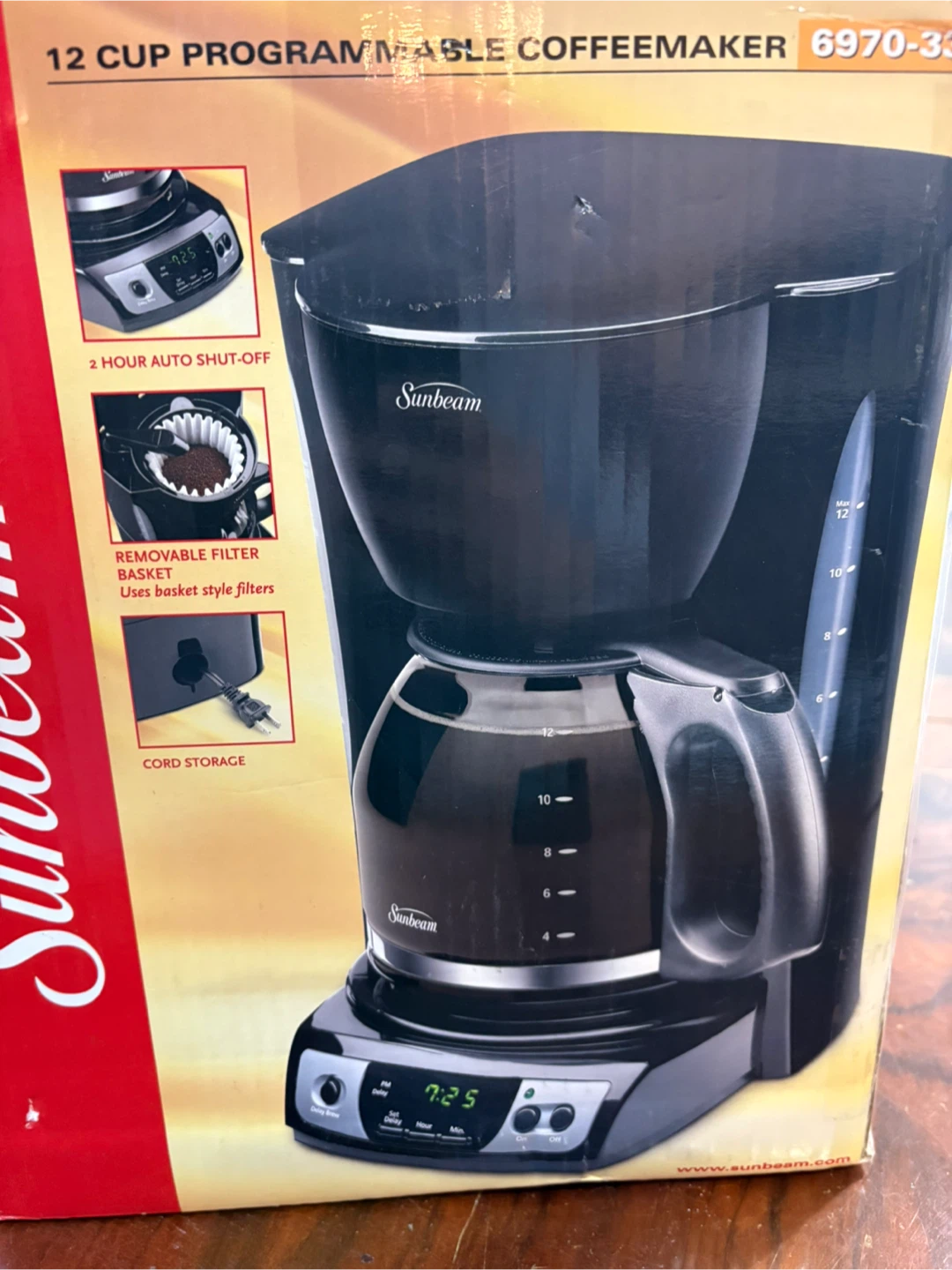 Sunbeam 12-Cup Programmable Coffeemaker - photo 2