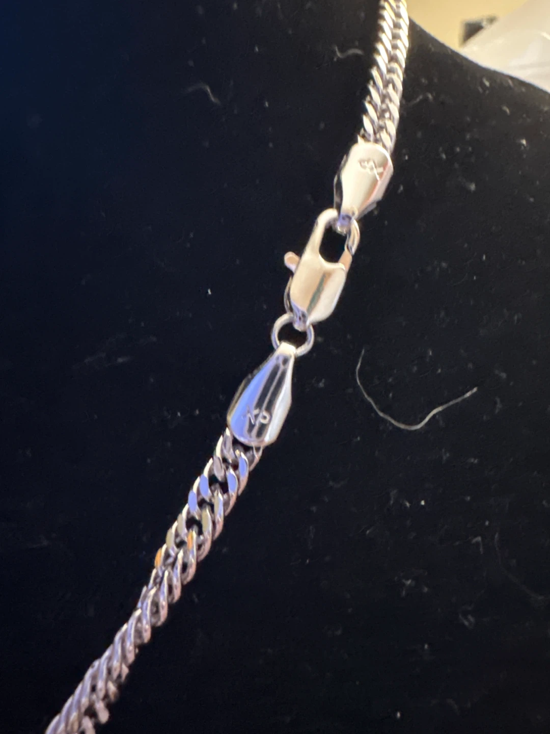 Silver Jesus Piece Cross Pendant with Chain Necklace - photo 3