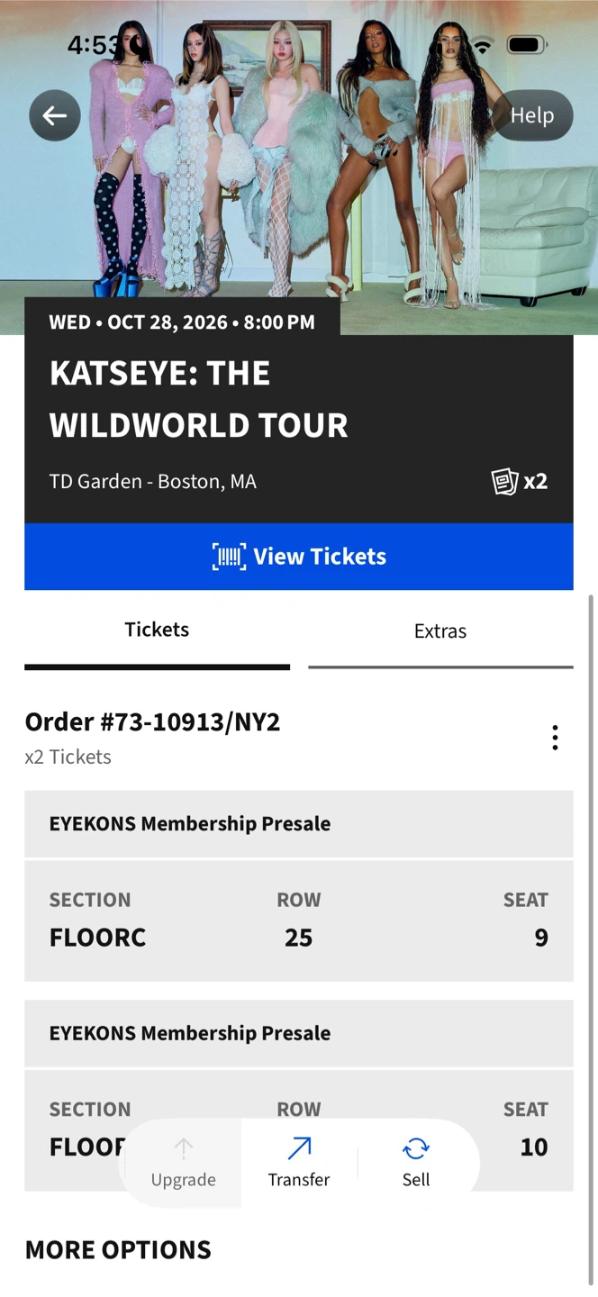 KATSEYE: THE WILDWORLD TOUR Tickets - Boston, MA - Oct 28, 2026
