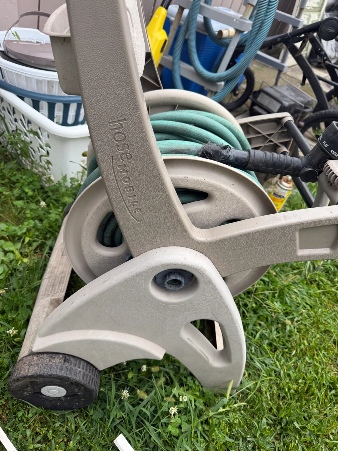 Hose Mobile Rolling Garden Hose Reel Cart - photo 3