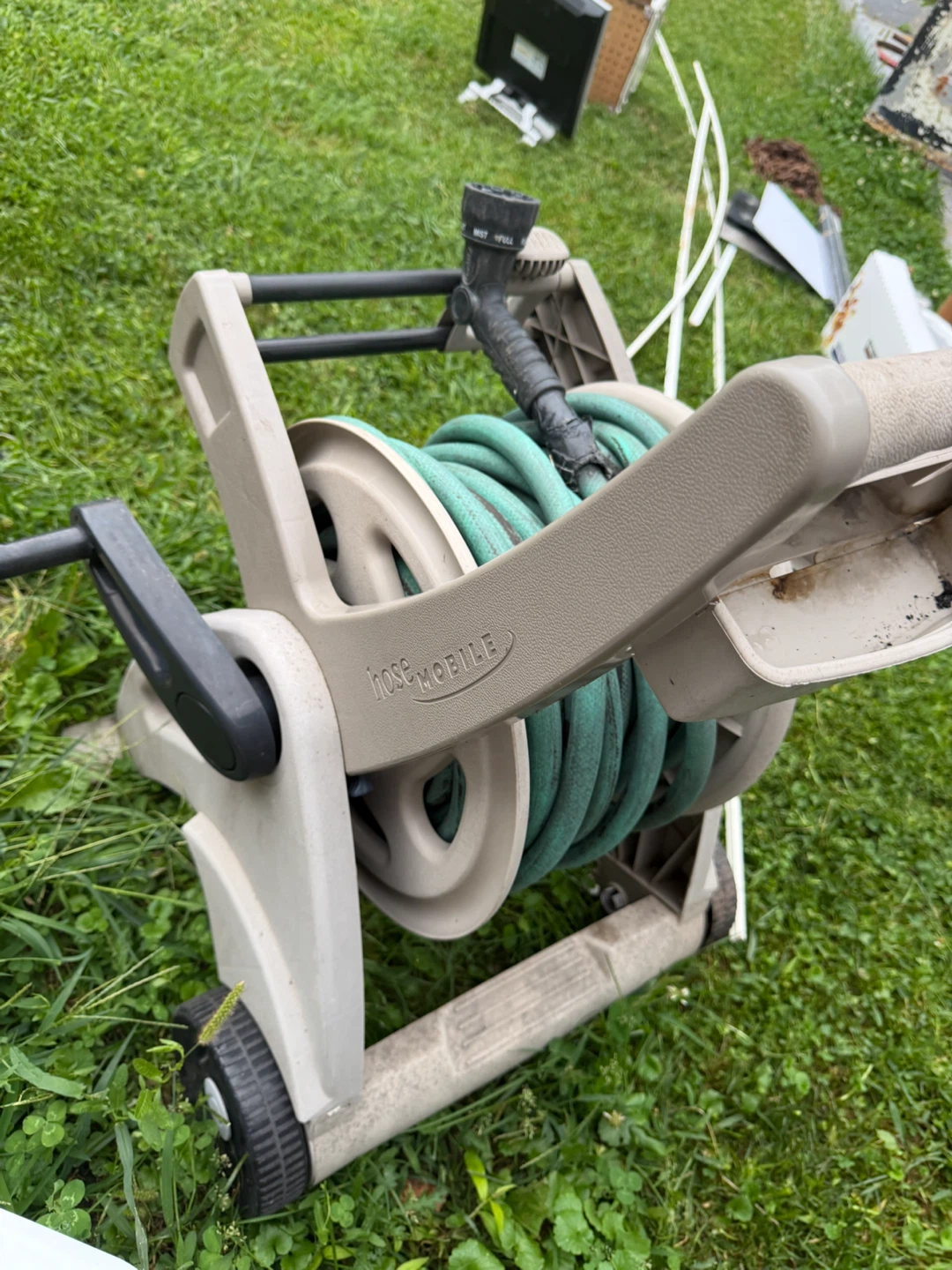 Hose Mobile Rolling Garden Hose Reel Cart - photo 4