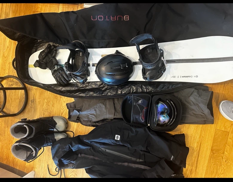 Burton Custom Flying V Snowboard Package